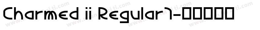 Charmed ii Regular1字体转换